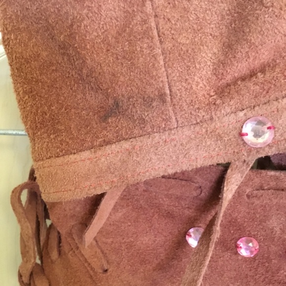 NEW! VINTAGE! Leather Bikini Set Burning Man Size XSM - Picture 9 of 9